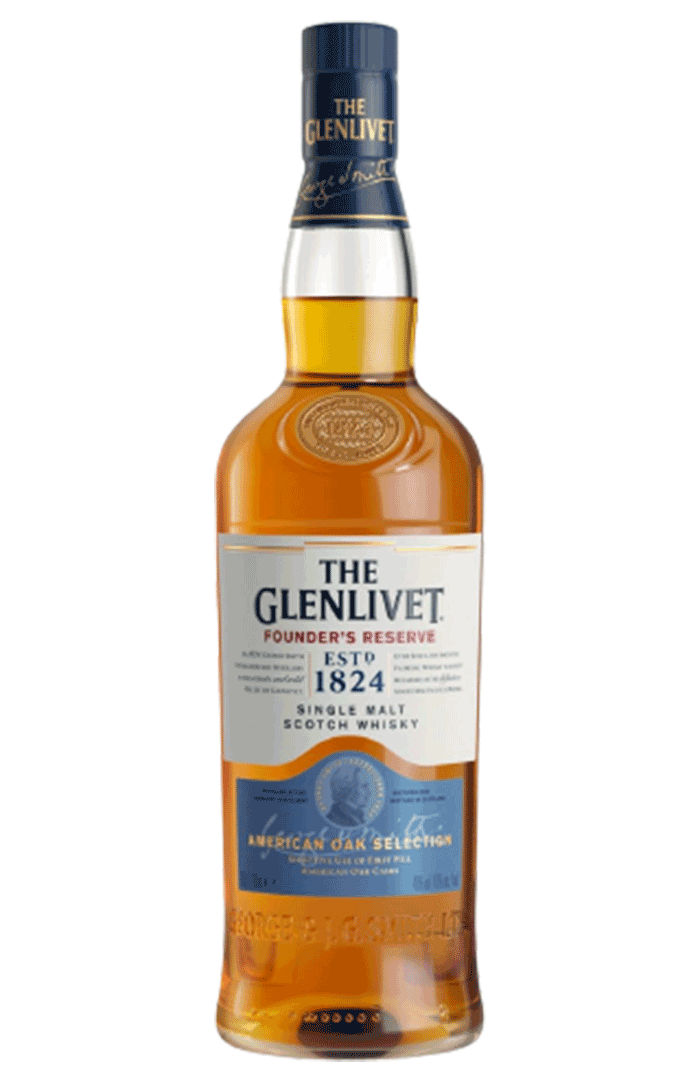 THE GLENLIVET FOUNDERS RESERVE SINGLE MALT SCOTCH WHISKY 70CL