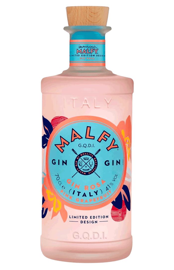 MALFY ROSA SICILIAN PINK GRAPEFRUIT FLAVOURED ITALIAN GIN 70CL