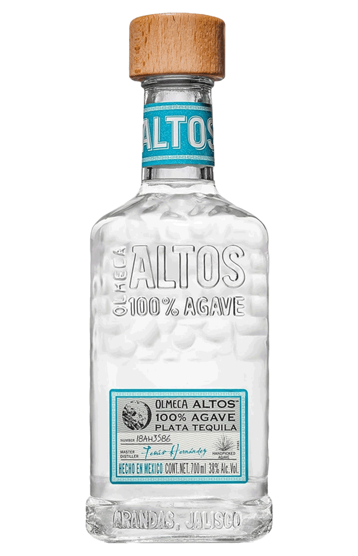 OLMECA ALTOS TEQUILA PLATA 70 CL