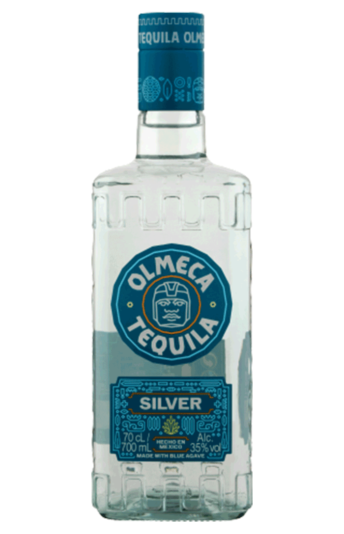 OLMECA BLANCO SILVER TEQUILA 70CL