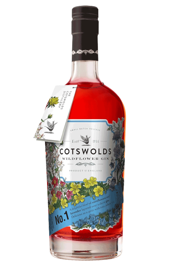 THE COTSWOLDS WILDFLOWER GIN 70CL