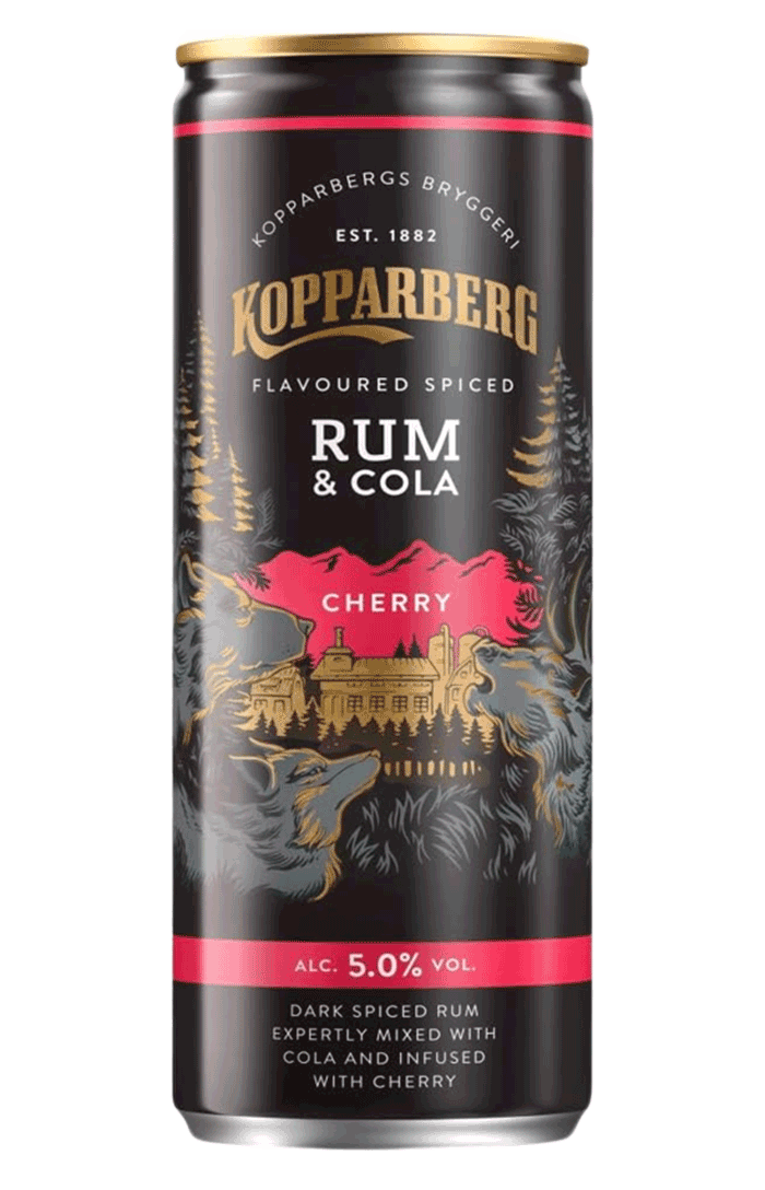 KOPPARBERG CHERRY RUM AND COLA 250ML