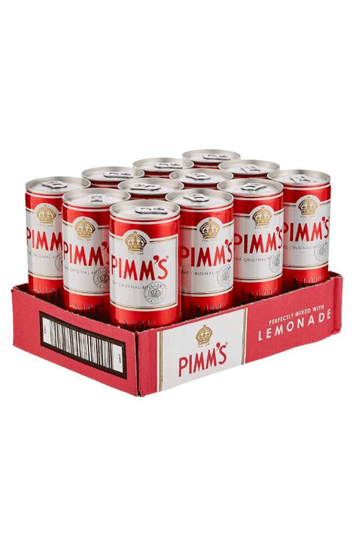 PIMMS NO 1 CUP AND LEMONADE CAN 250 ML X 12