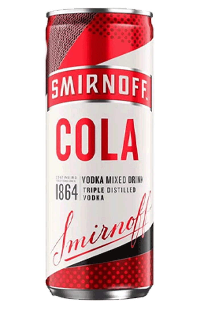 SMIRNOFF  COLA 250ML CAN