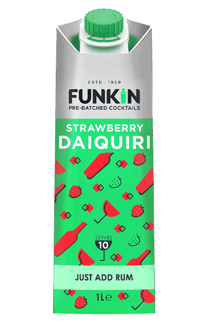 FUNKIN STRAWBERRY DAIQUIRI PREBATCHED 1 LITRE