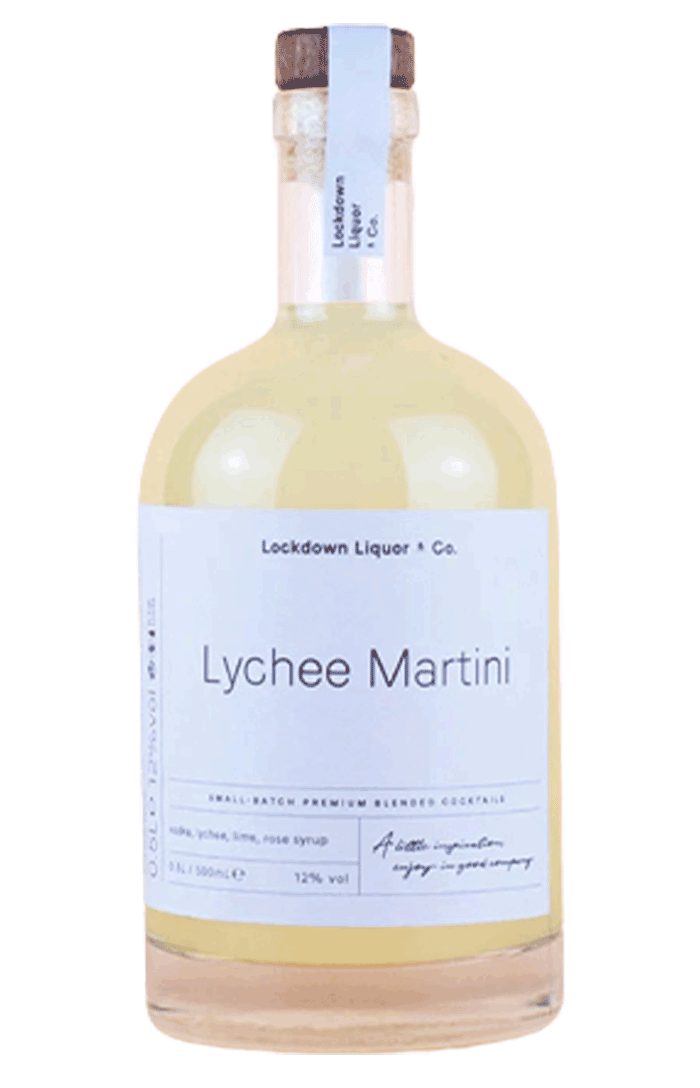 LOCKDOWN LIQUOR LYCHEE MARTINI