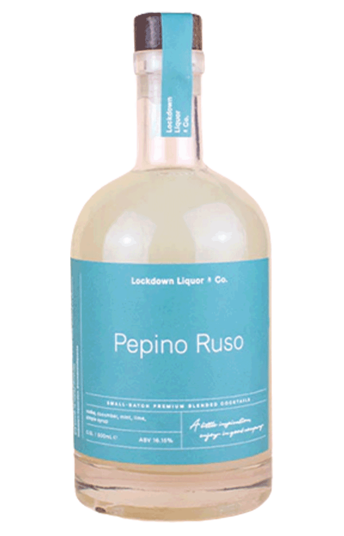 LOCKDOWN LIQUOR PEPINO RUSO