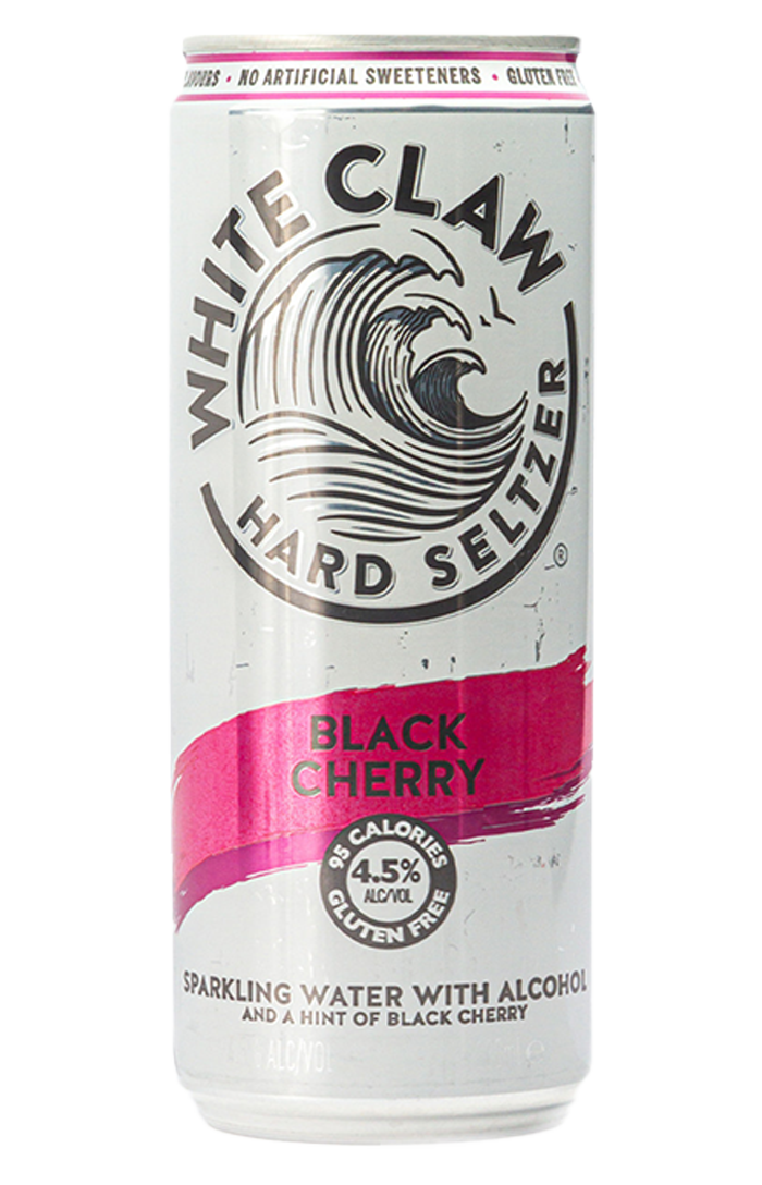 WHITE CLAW HARD SELTZER BLACK CHERRY