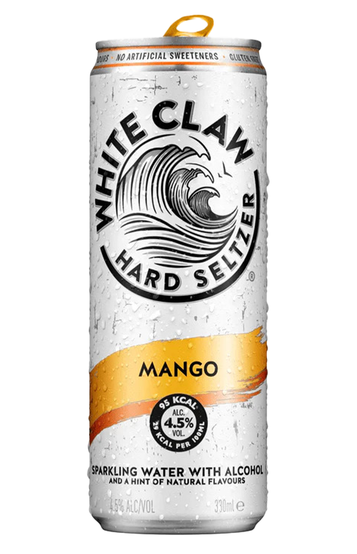 WHITE CLAW HARD SELTZER MANGO