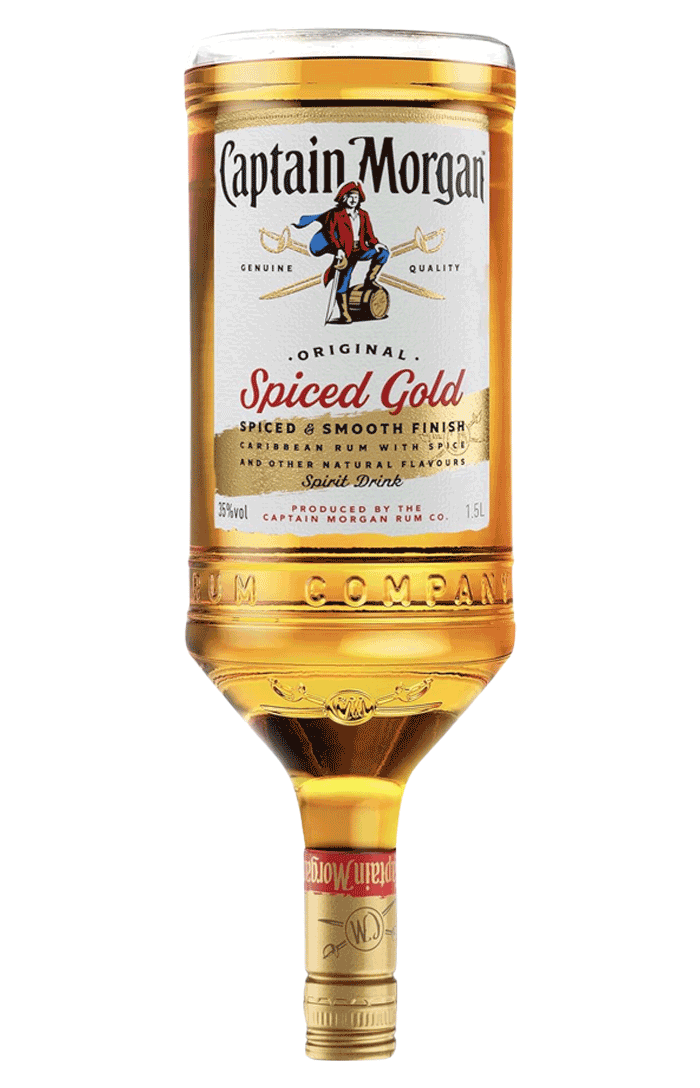 CAPTAIN MORGAN SPICED GOLD RUM 1.5LTR